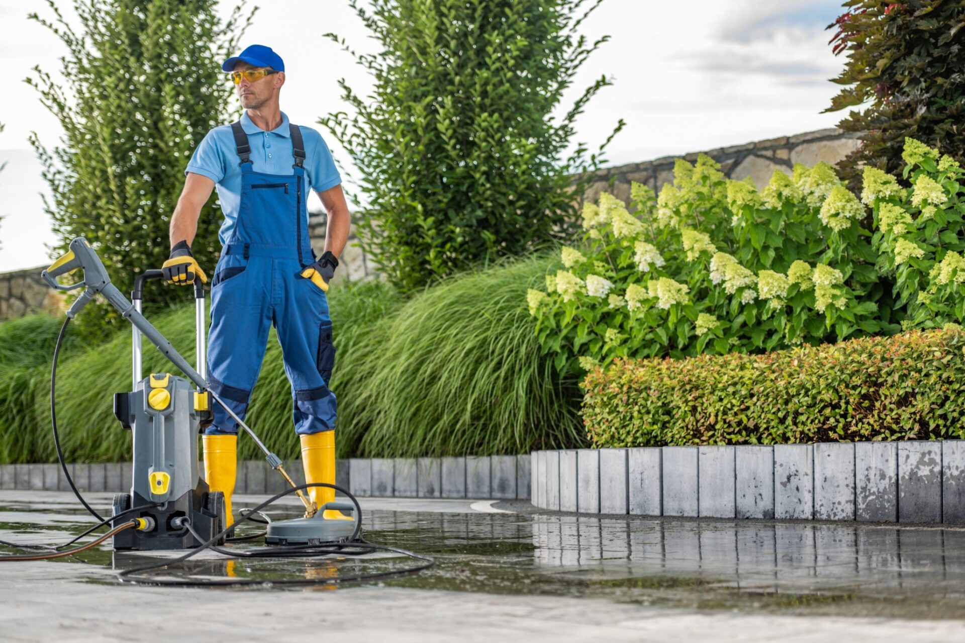 pressure washing