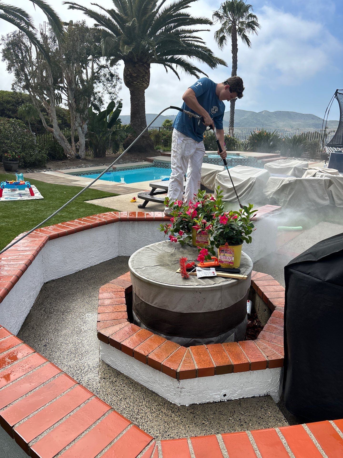 pressure washing