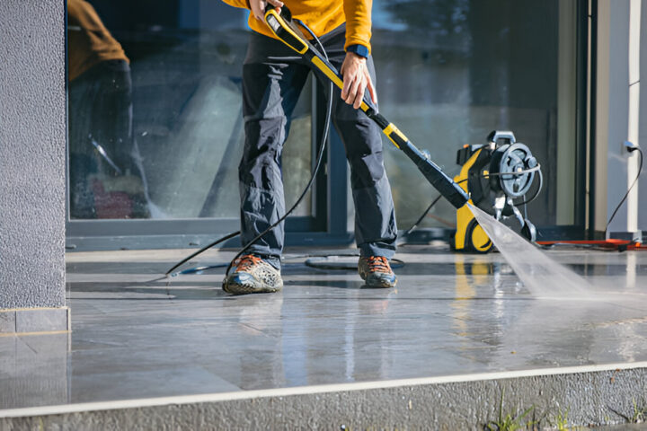 Hot Water Pressure Washing